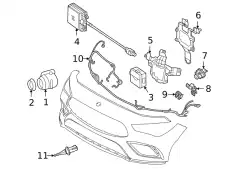 Temp Sensor ! \22>23 MB CLA 250 2.0L L4 000 905 82 06