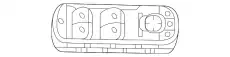 Window Switch !Front Left \19>23 MB CLA 250 2.0L L4 167 905 00 01 9051