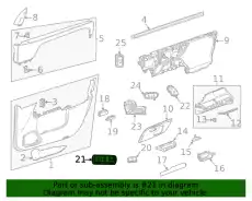 Window Switch !Front Left \19>23 MB CLA 250 2.0L L4 167 905 00 01 9051