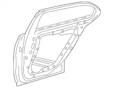 Door Shell !Left \19>22 MB A 220 2.0L L4 177 730 15 00