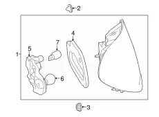 Tail Lamp Assembly !Left \15>18 MB C 300 2.0L L4 205 906 01 57