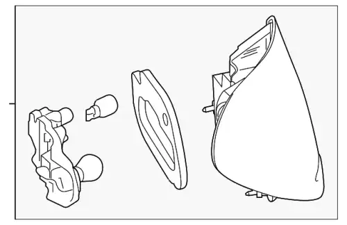 Tail Lamp Assembly !Left \15>18 MB C 300 2.0L L4 205 906 01 57