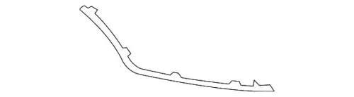 Trim Panel !Front Lower \20>23 MB GLS 450 3.0L L6 167 885 56 02