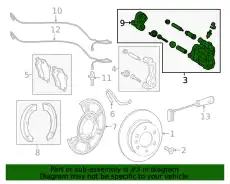 Caliper !Right \19>23 MB Sprinter 1500 2.0L L4 9074234100