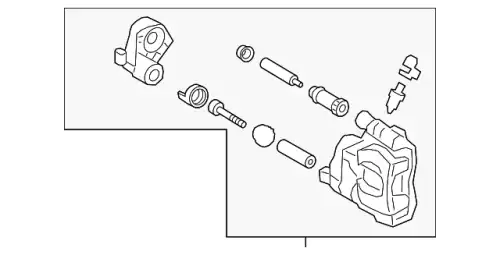 Caliper !Right \19>23 MB Sprinter 1500 2.0L L4 9074234100