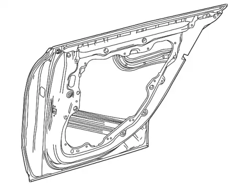 Door Shell !Left \20>23 MB CLA 250 2.0L L4 118 730 69 00