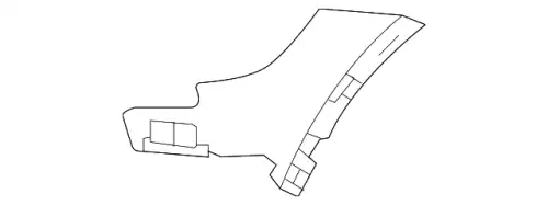 Side Retainer !Left \20>22 MB GLC 300 2.0L L4 253 885 89 03