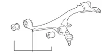 Рычаг подвески MB 463 330 95 01