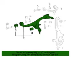 Рычаг подвески MB 463 330 95 01