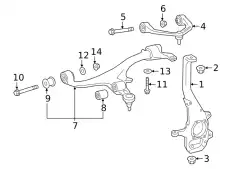 Рычаг подвески MB 463 330 95 01