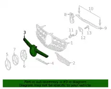 Trim Bar ! \20 MB GLC 300 2.0L L4 253 888 45 00 9982