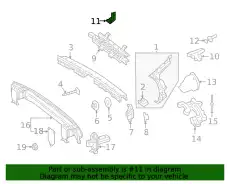 Side Bracket !Right Lower \20>22 MB GLC 300 2.0L L4 253 885 19 06