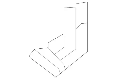 Side Bracket !Right Lower \20>22 MB GLC 300 2.0L L4 253 885 19 06