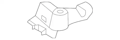 Lower Bracket !Left \20>22 MB GLC 300 2.0L L4 253 885 80 05
