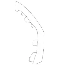 Trim Molding !Left Outer \20>22 MB GLC 300 2.0L L4 253 885 85 06