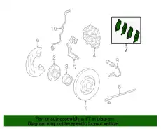 Тормозные колодки дисковые MB 164 420 22 20 90