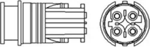 SONDA LAMBDA BMW 5 E61 04- 466016355141 MAGNETI MARELLI