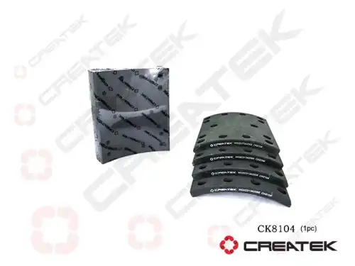 накладки тормозные!\ SINOTRUK CK8104 CREATEK