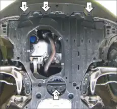 Защита картера 00813 MOTODOR