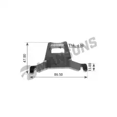 Кронштейн рычага трещетки BPW SN30 300074 MANSONS