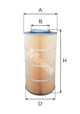 Фильтр воздушный A1029 MFILTER