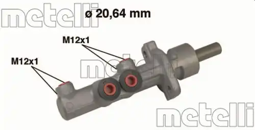 Главный тормозной цилиндр 50493 METELLI