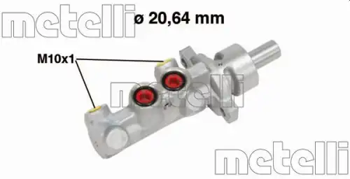 Главный тормозной цилиндр 50709 METELLI