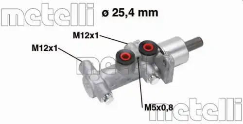 Главный тормозной цилиндр 50767 METELLI