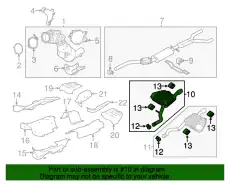 AUSPUFFENDSCHLLDMPFR-ZSB T4A33346 JAGUAR