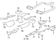 AUSPUFFENDSCHLLDMPFR-ZSB T4A33334 JAGUAR