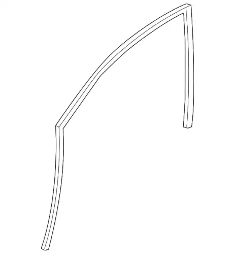 Уплотнитель двери JAGUAR T4A34830