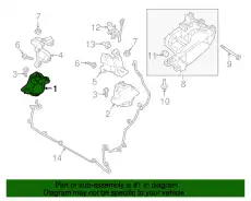 HALTER - MOTORAUFHAENGUNG LR133316 LAND ROVER