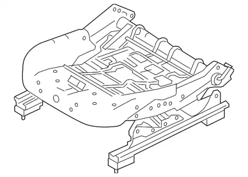 RAHMEN - SITZ LR129304 LAND ROVER