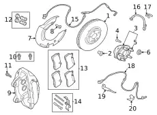 BREMSSCHEIBE LR116911 LAND ROVER