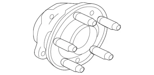 Ступица LAND ROVER LR122586