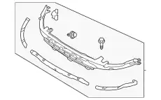 SCHUTZZIERLEISTE - STOSSFAENGER LR116236 LAND ROVER