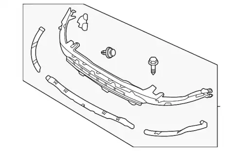 SCHUTZZIERLEISTE - STOSSFAENGER LR116236 LAND ROVER