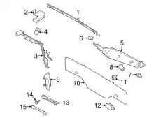  МОЛДИНГ БАГАЖНИКА LR128430 LAND ROVER