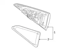 Rear Lamp Combination !Rear Left Inner \MB 167 906 29 06