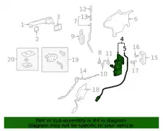 Lock Assembly !Left \19>23 MB G 550 4.0L V8 463 720 75 02