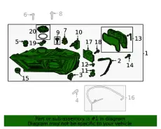 Фара VAG 4M0941012B