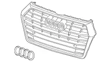 Решетка радиатора VAG 80A853651AEVAR