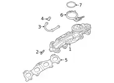 Коллектор выпускной VAG 0P2253033A