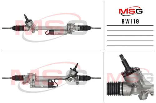 Рулевая рейка MSG BW119