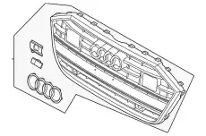 Решетка радиатора VAG 4K8853651D3FZ