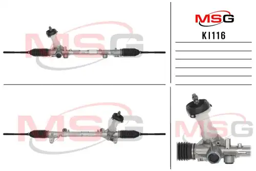 Рулевая рейка MSG KI116