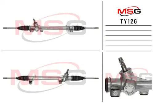 Рулевая рейка MSG TY126