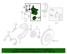 BREMSSATTEL, WECHS 36012645 VOLVO