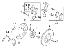 BREMSSATTEL, WECHS 36012645 VOLVO