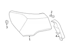 Фонарь задний VAG 83A945091A